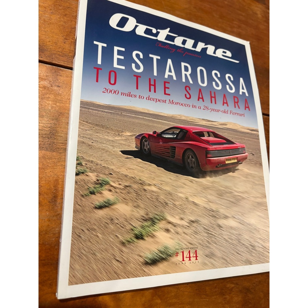 Octane Magazine Magazine Issue 144 June 2015 Ferrari Testarossa Sahara Edition